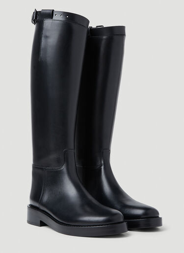 Ann Demeulemeester 라이딩 부츠 블랙 ann0252017