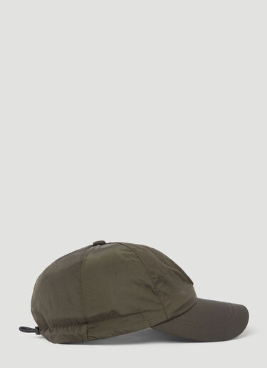 Stone Island Logo Embroidery Baseball Cap Olive sto0154093