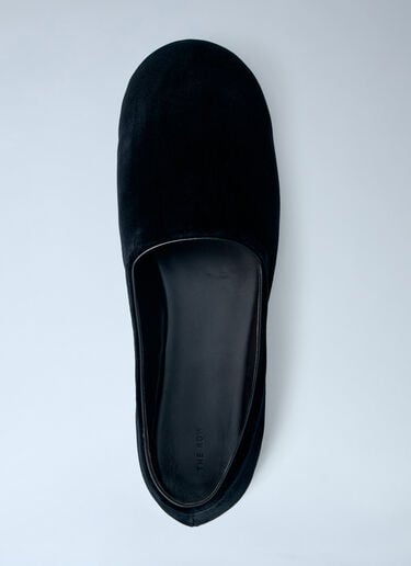 The Row Ponti Slippers Black row0264073