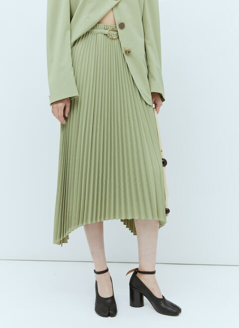 Gucci Dilan Pleated Skirt Black guc0253265