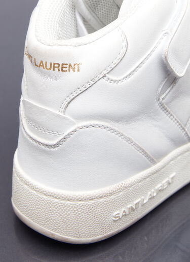 Saint Laurent Jefferson High Top Sneakers White sla0253066