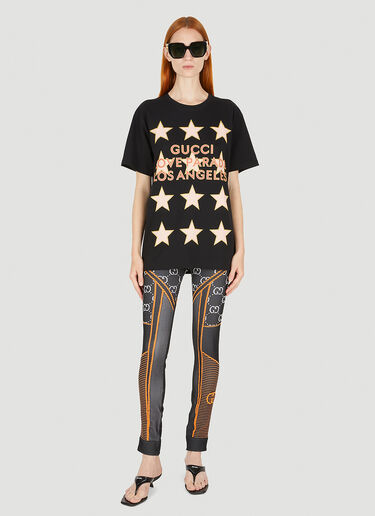 Gucci 러브 퍼레이드 스타 티셔츠 블랙 guc0250065