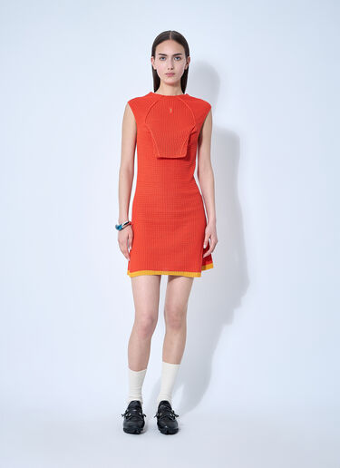 Kiko Kostadinov Vecto Knit Dress Red kko0260008