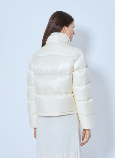 LN-CC® - Moncler: Tepice Short Down Jacket - White Moncler Tepice Short Down Jacket White mon0266037