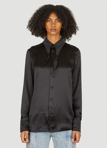 Ottolinger Knotted Collar Blouse Black ott0250015