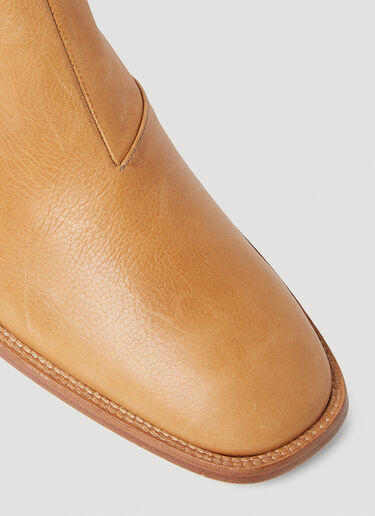 Acne Studios Stacked Heel Boots Brown acn0152027