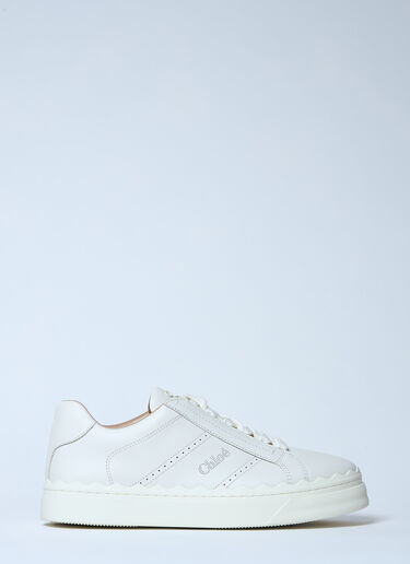 Chloé Lauren Leather Sneakers White chl0259054
