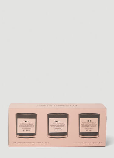 Les, Petal and Lanai Votive Candle Set Boy Smells Les, Petal and Lanai Votive Candle Set Black bys0351010
