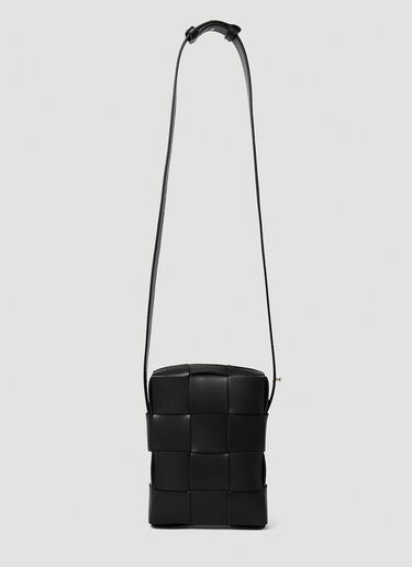 Bottega Veneta 盒式结构拉链手机袋 黑色 bov0154021