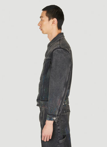 Maison Margiela Distressed Denim Jacket Black mla0150001