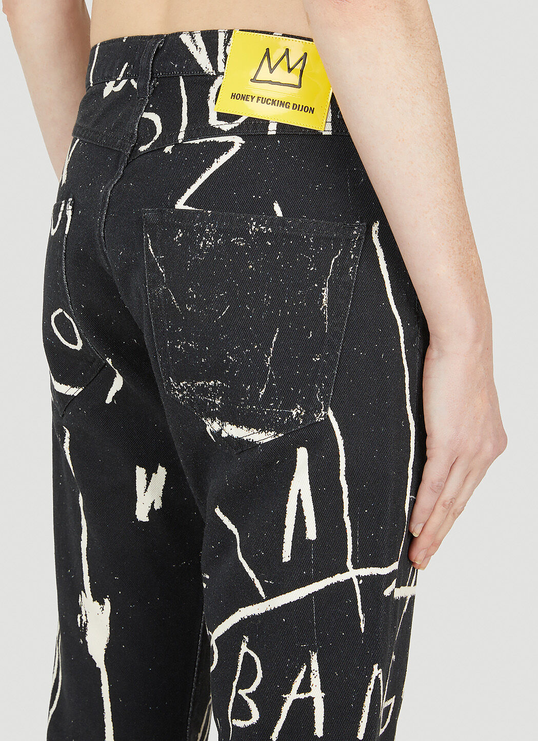 Honey Fucking Dijon Basquiat Jeans in Black | LN-CC