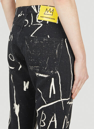 Honey Fucking Dijon Basquiat Jeans Black hdj0352002