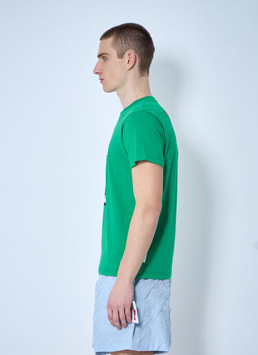 Walter Van Beirendonck Logo Motif T-Shirt Green wlt0160008