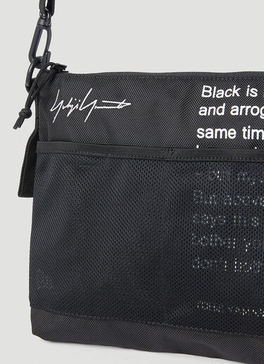 Yohji Yamamoto Sacoche Crossbody Bag Black yoy0152015