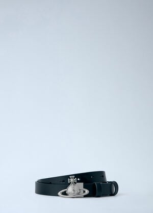 Vivienne Westwood Small Orb Buckle Belt Black vvw0263034