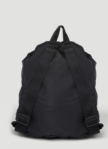 로고 프린트 백팩 adidas by Stella McCartney 로고 프린트 백팩 블랙 asm0251037