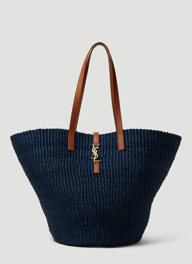 Saint Laurent Panier Medium Tote Bag Blue sla0248063