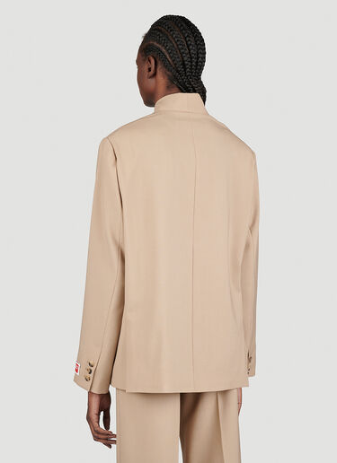 Kenzo Kimono Wool Blazer Beige knz0253015