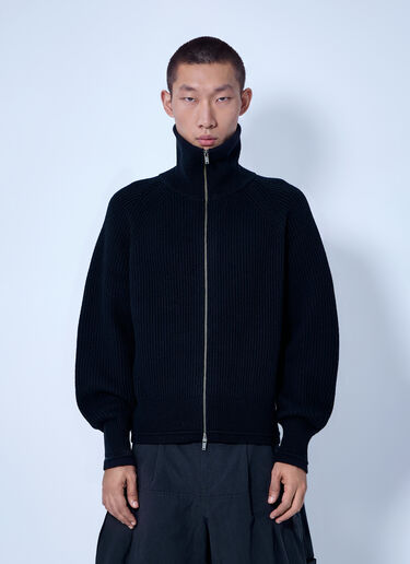 Entire Studios Blimp Full Zip Cardigan Black ent0166002
