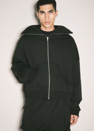 Entire Studios Full-Zip Hooded Sweatshirt Black ent0157026
