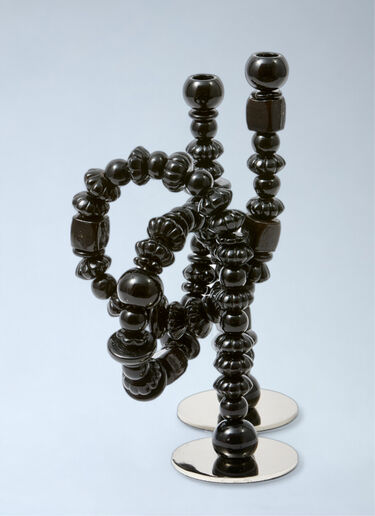 POLSPOTTEN Modular Sculptural Candle Holders Black wps0692215