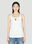 Dolce & Gabbana Logo Embroidery Tank Top White dol0252008