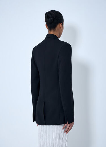 TOTEME Double-Breasted Blazer Black tot0264027