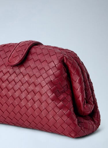 LN-CC® - Bottega Veneta: Small Lauren Shoulder Bag - Red Bottega Veneta Small Lauren Shoulder Bag Red bov0265033
