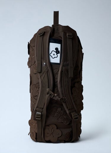 Logo Motif Floral Appliqué Backpack The North Face x Cecilie Bahnsen Logo Motif Floral Appliqué Backpack Brown tnc0262002