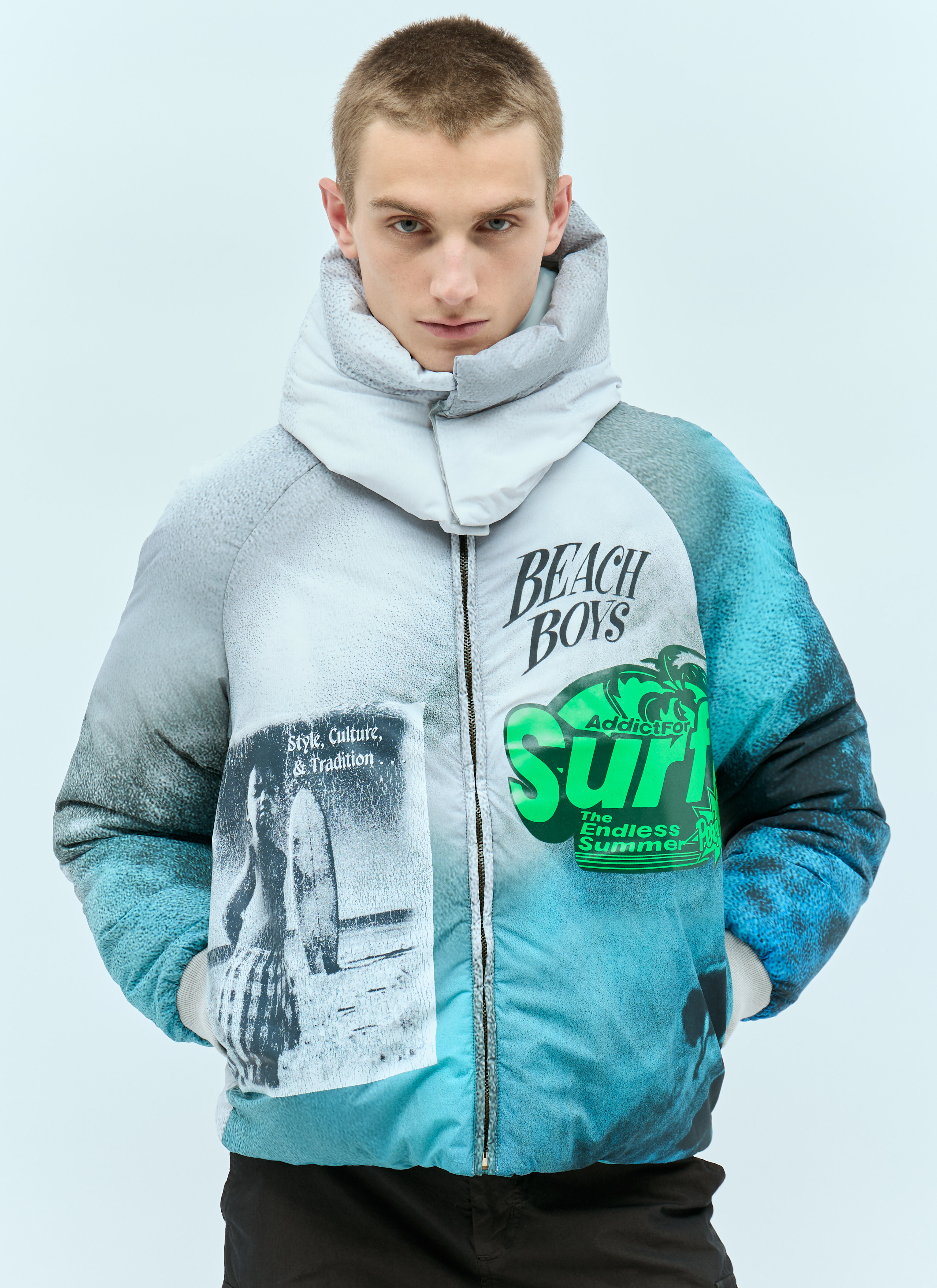 Moncler x Roc Nation designed by Jay-Z Beach Boys Puffer Vest Beige mrn0156001