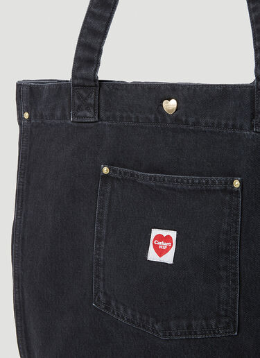 Carhartt WIP 나시 로고 패치 토트백 블랙 wip0153001