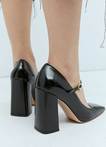 Gianvito Rossi Freeda 皮革高跟鞋 黑 gia0255008