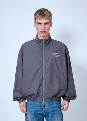 Acne Studios Reversible Zip-Up Jacket Grey acn0165041