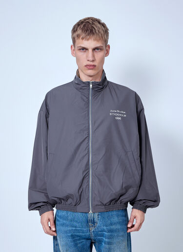 LN-CC® - Acne Studios: Reversible Zip-Up Jacket - Grey Acne Studios Reversible Zip-Up Jacket Grey acn0165041