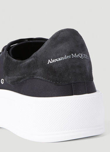 Alexander McQueen 데크 플림솔 슈즈 블랙 amq0151066