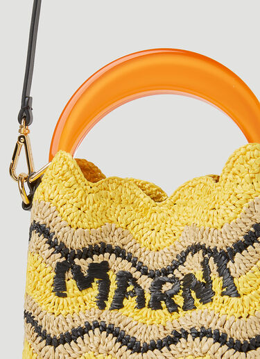 Marni x No Vacancy Venice Mini Bucket Shoulder Bag Yellow mvy0253017