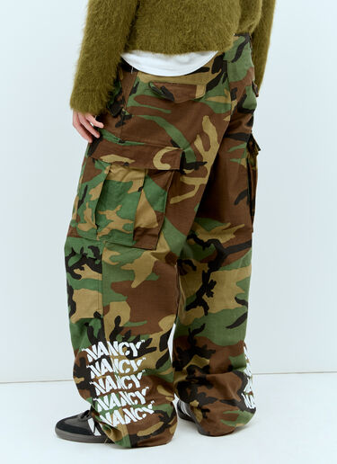 Nancy No Pleasure Cargo Pants Green ncy0155010