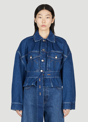 Meryll Rogge デニムジャケット ブルー mrl0252001