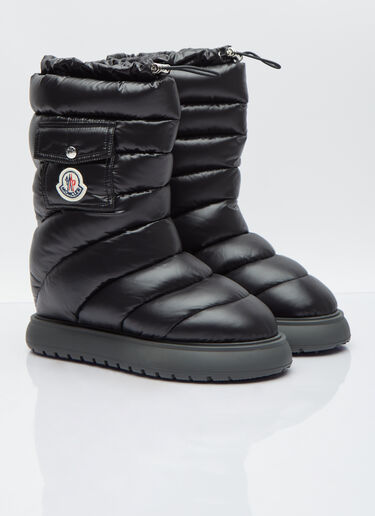 Gaia Pocket Mid Snow Boots Moncler Gaia Pocket Mid Snow Boots Black mon0254052