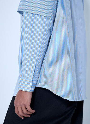 Comme des Garçons Homme Layered Stripe Shirt Blue cdh0164002
