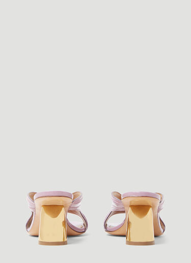 조각 힐 뮬 Dries Van Noten 조각 힐 뮬 퍼플 dvn0253008