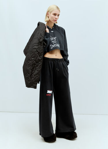 AVAVAV OG Logo Print Track Pants Black ava0255007