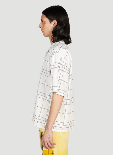 チェック半袖チェックシャツ Marni チェック半袖チェックシャツ ホワイト mni0154002