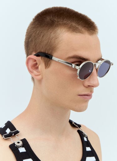 The 56-8171 Sunglasses Jean Paul Gaultier The 56-8171 Sunglasses Silver jpg0358004