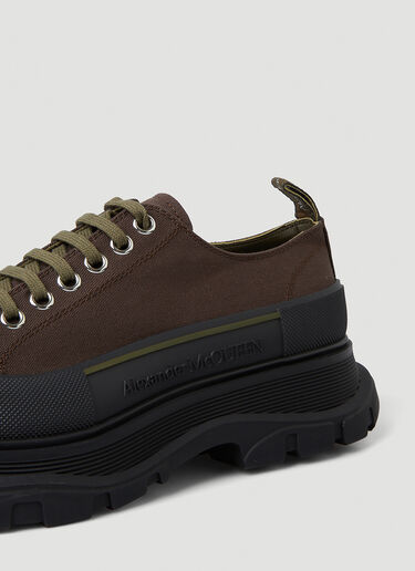 Alexander McQueen Tread Lace-Up Shoes Brown amq0146031