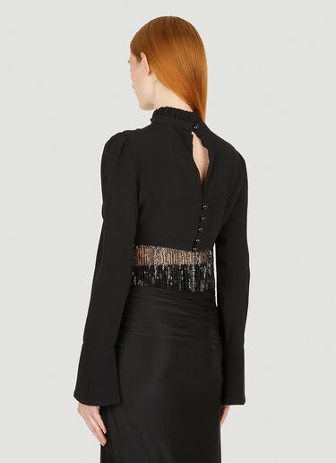 Fringed Top Rabanne Fringed Top Black pac0251011