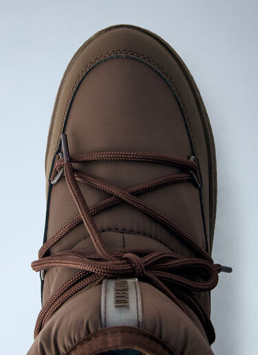 LN-CC® - Moon Boot: Ltrack Low Nylon Boots - Brown Moon Boot Ltrack Low Nylon Boots Brown mnb0366024