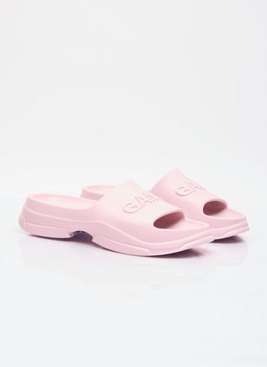 GANNI Pool Slides Pink gan0256031