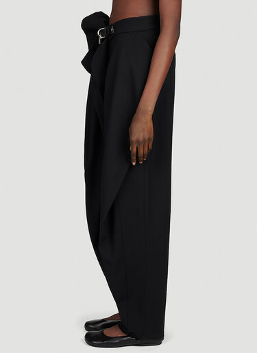 Padlock Strap Fold Over Pants JW Anderson Padlock Strap Fold Over Pants Grey jwa0253003