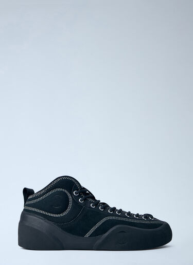 Village PM High-Top Sneakers with Contrast Stitching Black vpm0164003